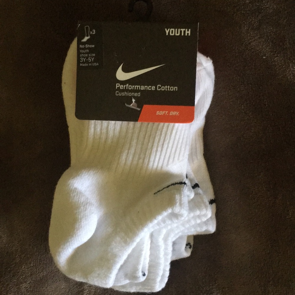 NIKE no show SOCKS, youth 3y-5y, 3 pairs